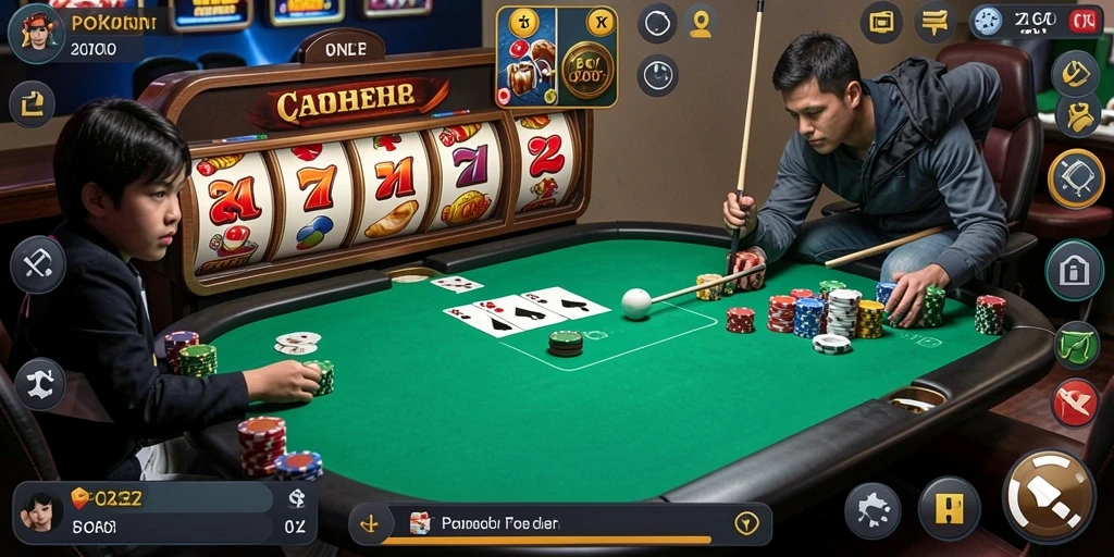 Tampilan awal game yang menarik dan ramah pengguna.