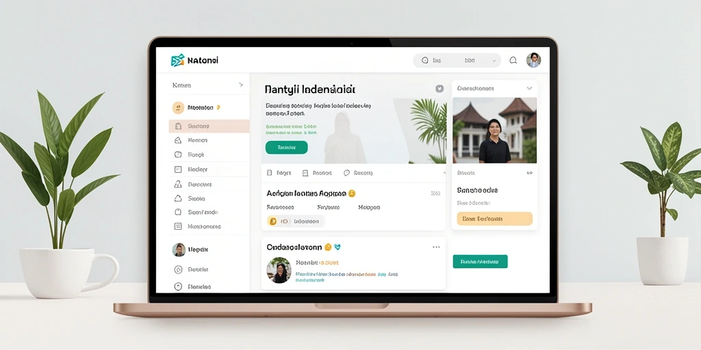 Tampilan antarmuka yang user-friendly.