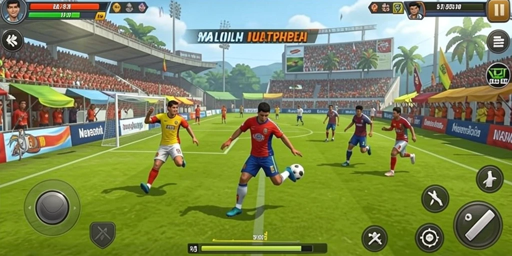 Tampilan antarmuka game yang menarik.