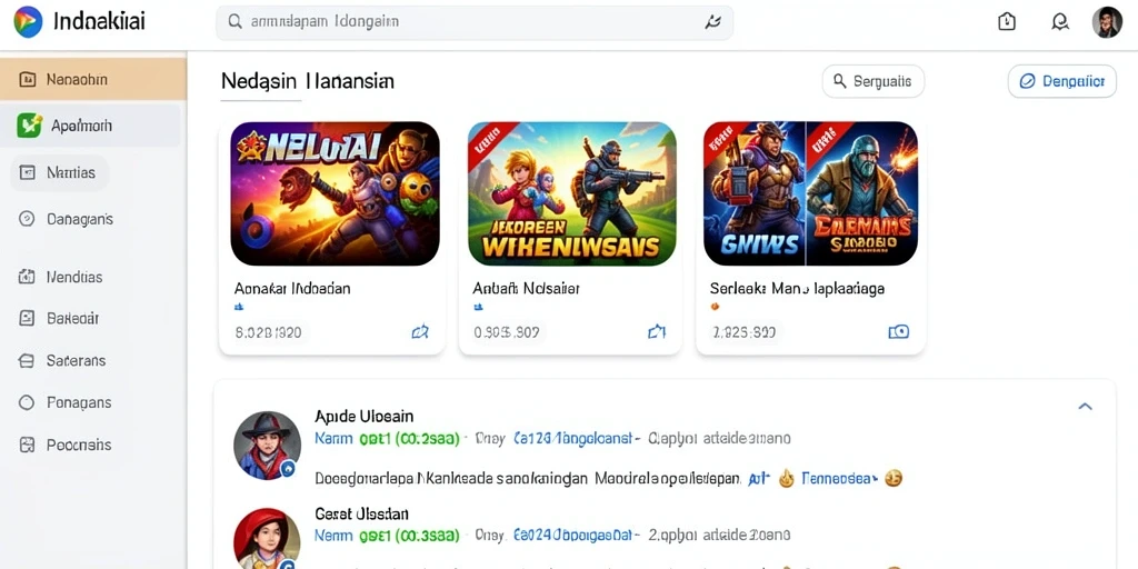 Tampilan antarmuka yang user-friendly.