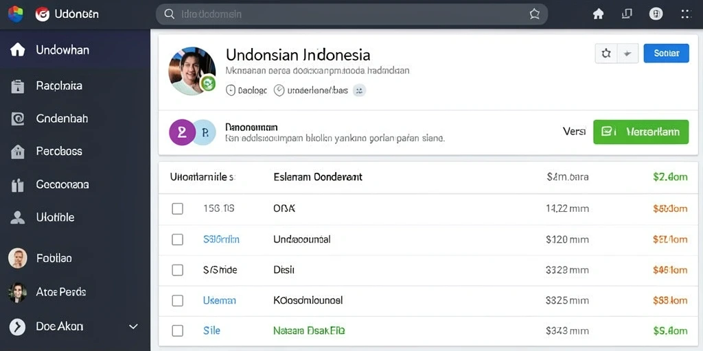 Tampilan menu utama yang menarik dan intuitif.