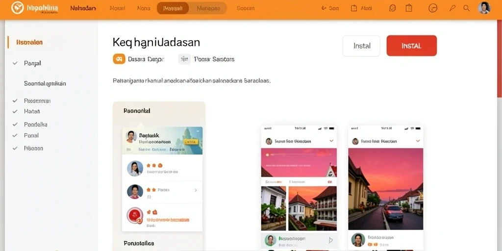 Tampilan antarmuka yang user-friendly dan menarik.
