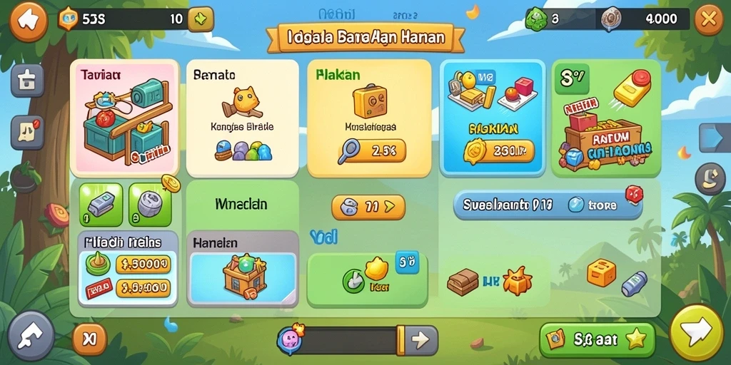 Tampilan awal yang menarik dan mudah dinavigasi.